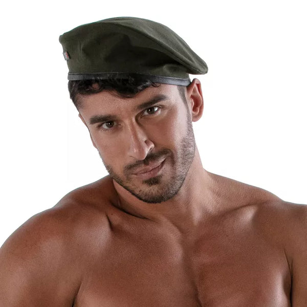 Reversible beret - White and khaki – Ansicht 5