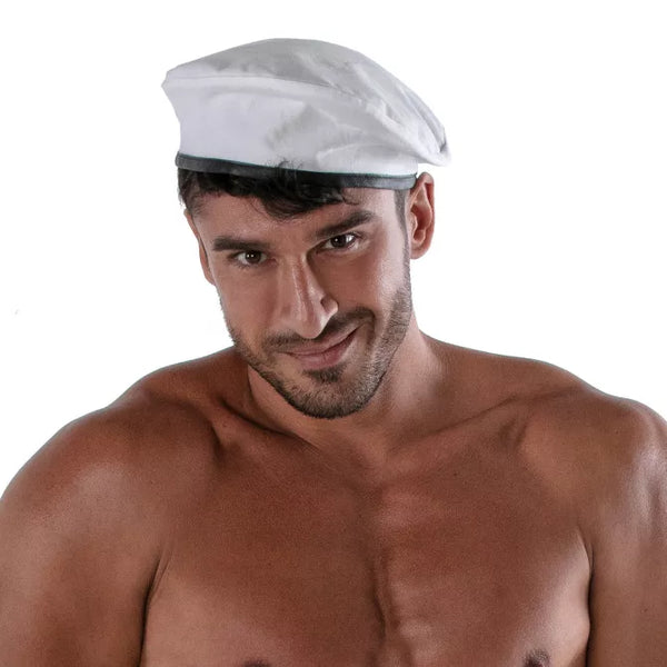 Reversible beret - White and khaki – Ansicht 8