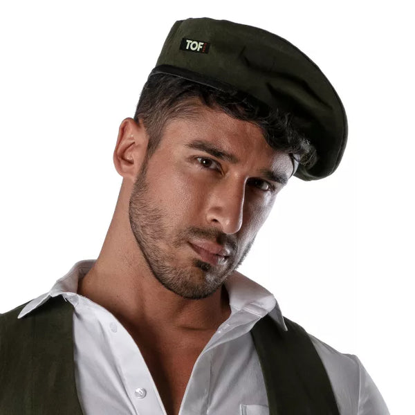 Reversible beret - White and khaki – Ansicht 32