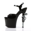 REVOLVER-709 Plateau Sandaletten Schwarz Lack von Pleaser – Ansicht 3