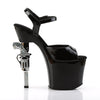 REVOLVER-709 Plateau Sandaletten Schwarz Lack von Pleaser – Ansicht 5