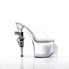 REVOLVER-712 Plateau Pantoletten Schwarz von Pleaser – Ansicht 5
