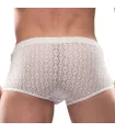Boxershorts Herren Weiß - Stretch Spitze, Slim Fit, Low Waist | TOF Paris