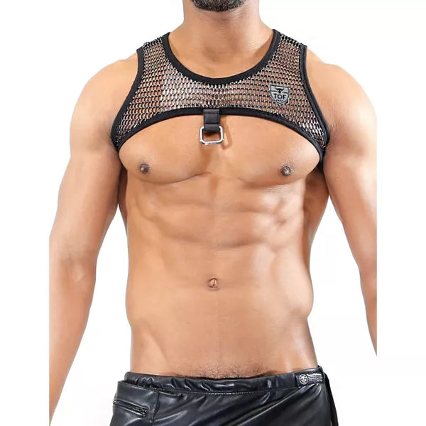 Silbernes Roman-Harness von TOF Paris – Ansicht 2
