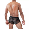 Herren Shorts Roman - Metallic Mesh im Gladiator-Style, Silber| TOF Paris