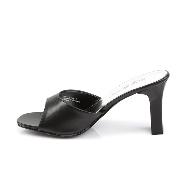 ROMANCE-301-2 Pantoletten Schwarz von Fabulicious – Ansicht 3