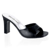 ROMANCE-301-2 Pantoletten Schwarz von Fabulicious