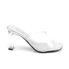 ROMANCE-301 Pantoletten Schwarz | Fabulicious