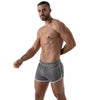 Laufshorts mit UV-Schutz und antibakteriellem Mikrofasermaterial, Grau | TOF Paris