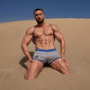 Blaue Sailor mini-Shorts von TOF Paris