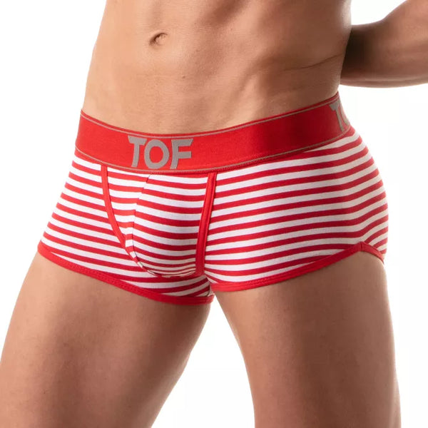 Rote Sailor-Boxershorts von TOF Paris – Ansicht 2
