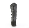 SCENE-157 Plateau Stiefel Schwarz Matt von DemoniaCult – Ansicht 4