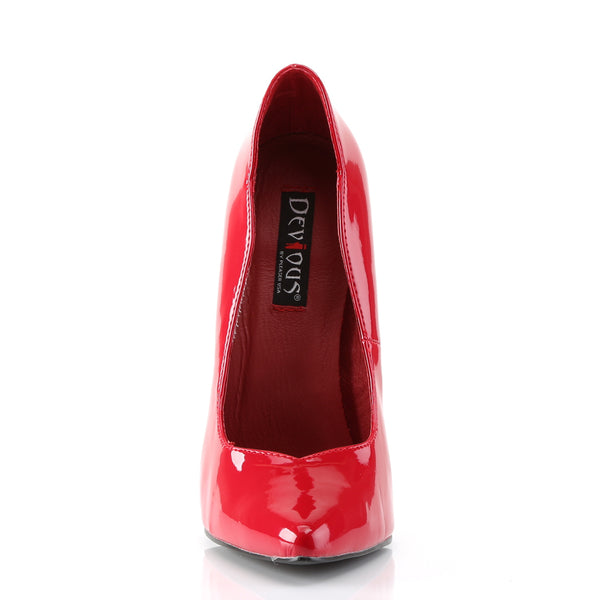 SCREAM-01 Pumps Rot Lack von Devious – Ansicht 2