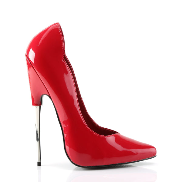 SCREAM-01 Pumps Rot Lack von Devious – Ansicht 5