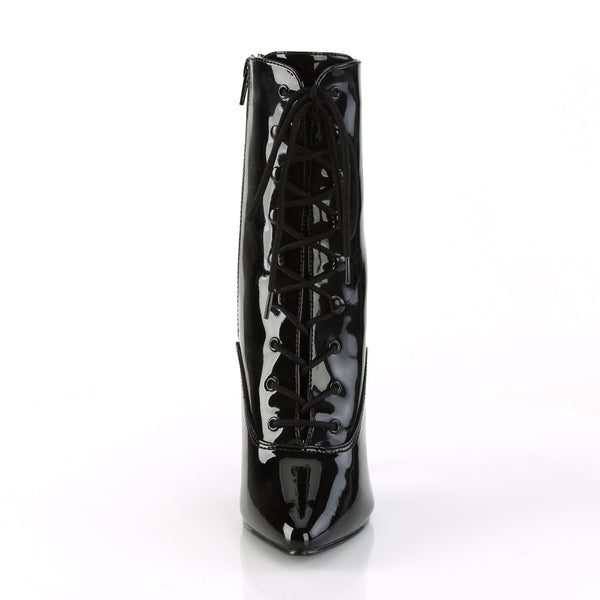 SEDUCE-1020 Stiefeletten Lack Schwarz von Pleaser – Ansicht 2