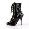 SEDUCE-1020 Stiefeletten Lack Schwarz von Pleaser – Ansicht 3