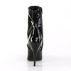 SEDUCE-1020 Stiefeletten Lack Schwarz von Pleaser – Ansicht 4