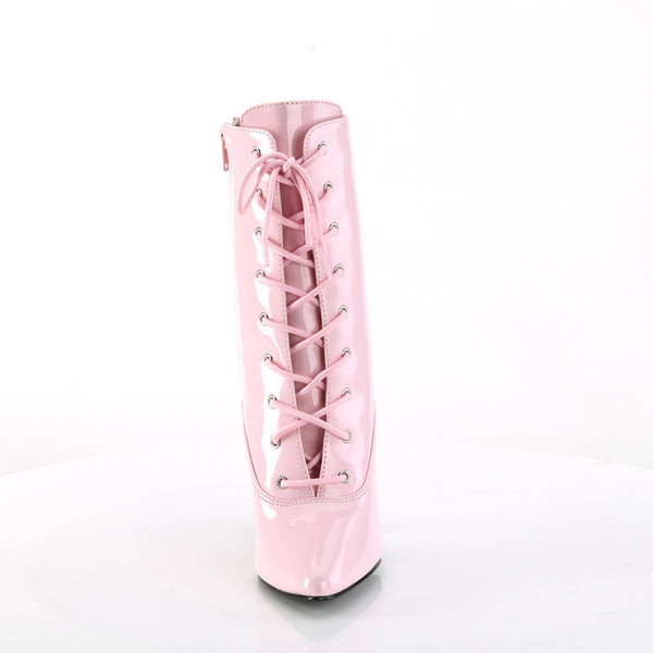 SEDUCE-1020 Stiefeletten Lack Baby Pink von Pleaser – Ansicht 2