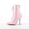 SEDUCE-1020 Stiefeletten Lack Baby Pink von Pleaser – Ansicht 3