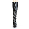 SEDUCE-2000 Stiefel Schwarz Lack von Pleaser – Ansicht 2