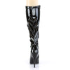SEDUCE-2000 Stiefel Schwarz Lack von Pleaser – Ansicht 4