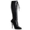 SEDUCE-2020 Stiefel Schwarz von Pleaser