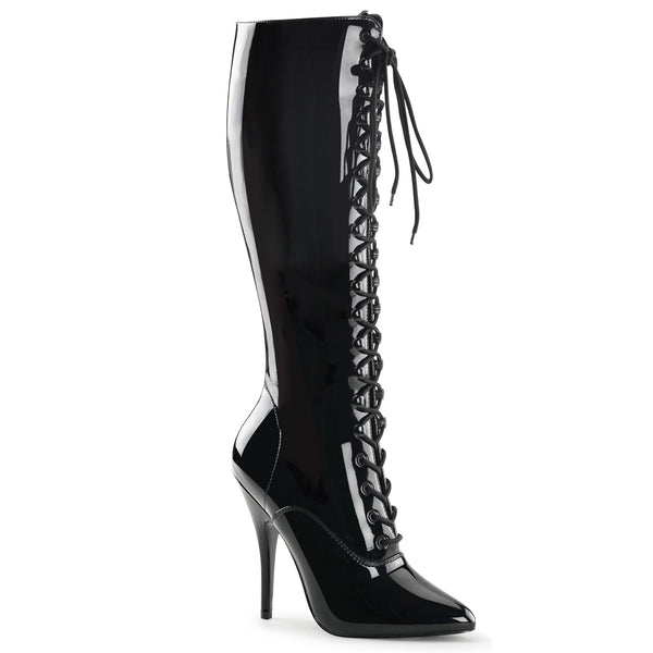 SEDUCE-2020 Stiefel Schwarz von Pleaser