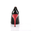 SEDUCE-216 Pumps Lack Schwarz/Rot von Pleaser – Ansicht 4