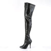 SEDUCE-3000 Overknee Stiefel Schwarz Matt von Pleaser – Ansicht 3