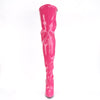 SEDUCE-3000 Overknee Stiefel Lack Pink von Pleaser – Ansicht 2