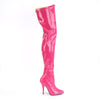 SEDUCE-3000 Overknee Stiefel Lack Pink von Pleaser – Ansicht 5