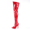 SEDUCE-3000 Overknee Stiefel Lack Schwarz von Pleaser – Ansicht 3