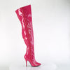 SEDUCE-3000WC Wide Calf/Weitere Wade - Overknee Stiefel - Weitschaft Pink Lack von Pleaser – Ansicht 5