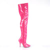 SEDUCE-3010 Overknee Stiefel Lack Hot Pink von Pleaser – Ansicht 5