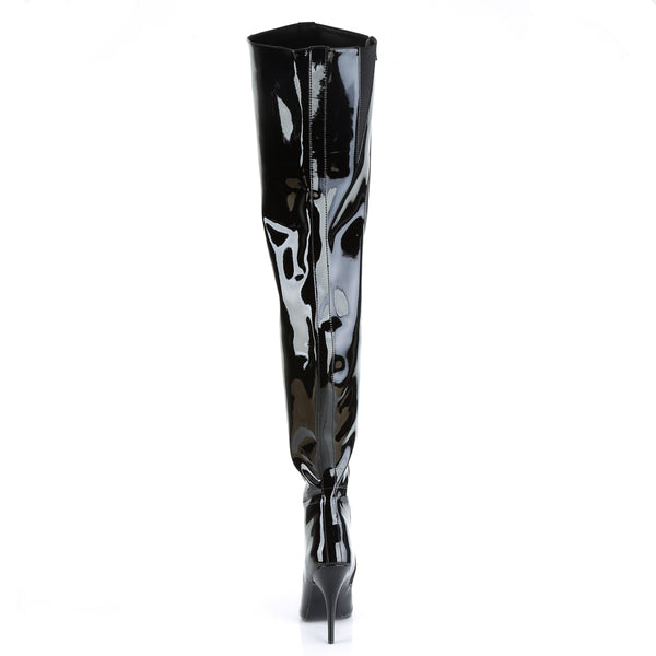 SEDUCE-4010 Overknee Stiefel - Schwarz | Pleaser SALE