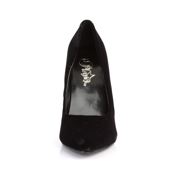 SEDUCE-420 Pumps Schwarz Samt von Pleaser – Ansicht 2
