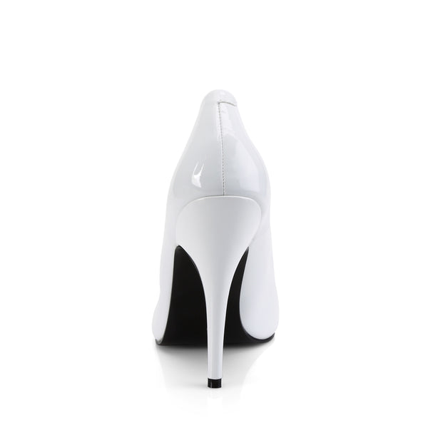 SEDUCE-420 Pumps Weiß Lack | Pleaser