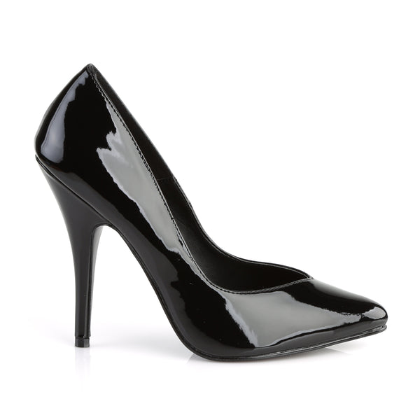 SEDUCE-420V Pumps Schwarz Lack von Pleaser – Ansicht 5