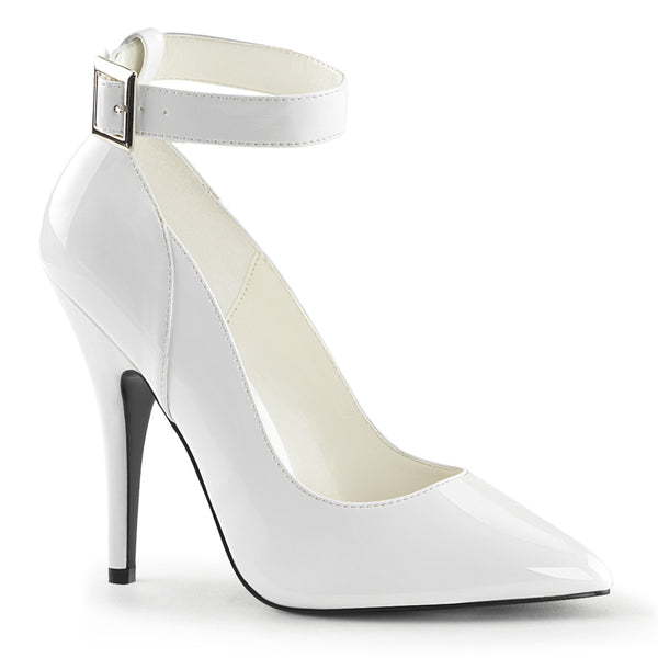 SEDUCE-431 Pumps Lack Weiß | Pleaser