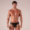 Seduction Ouvert-Slip Schwarz von Absolu Male – Ansicht 3