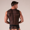 Seduction Tanktop Schwarz von Absolu Male – Ansicht 7
