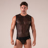 Seduction Tanktop Schwarz von Absolu Male – Ansicht 2
