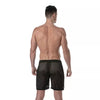 Herren Long Shorts Transparent Mesh - Leicht & Atmungsaktiv schwarz | TOF Paris