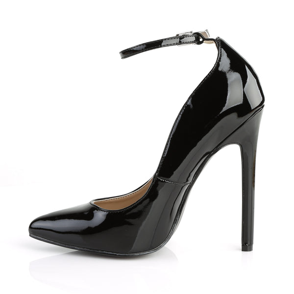SEXY-23 Pumps Schwarz Lack von Pleaser – Ansicht 3