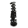 SEXY-52 Sandaletten Schwarz Lack von Pleaser – Ansicht 2