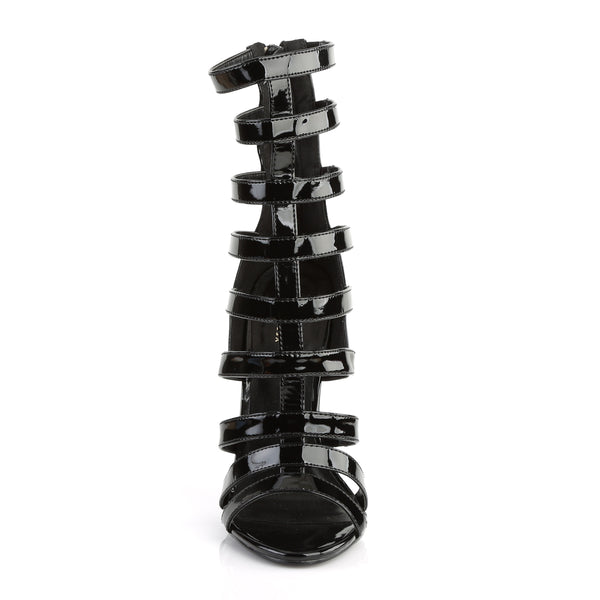 SEXY-52 Sandaletten Schwarz Lack von Pleaser – Ansicht 2