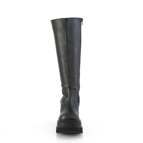 SHAKER-100WC Plateau Stiefel - Schwarz Matt von DemoniaCult – Ansicht 2