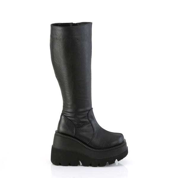 SHAKER-100WC Plateau Stiefel - Schwarz Matt von DemoniaCult – Ansicht 5