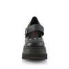 SHAKER-23 Plateau Schuhe- Schwarz Matt von DemoniaCult – Ansicht 2