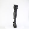 SHAKER-325 Plateau Overknee Stiefel Schwarz EUR 37 | DemoniaCult SALE